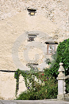 Old building in the city of Vivero, in the province of Lugo, belonging to the parish of Santiago de Vivero, Galicia. Spain. Europe photo