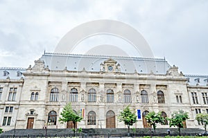The old building, Courthouse of Bucharest.