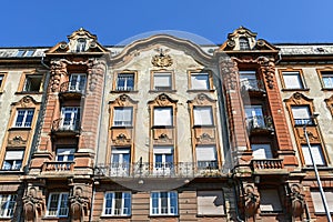 Old building in Debrecen city, Hungary