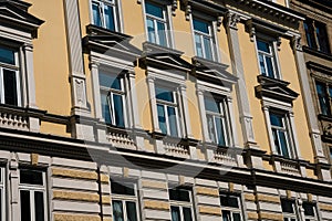 Old building facade photo