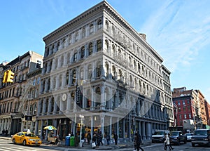 Old building with fire escape, NYC