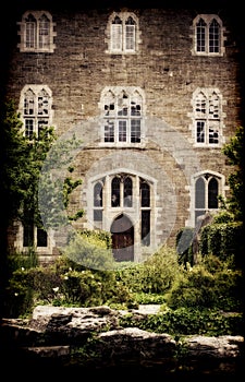 Old building and gardens