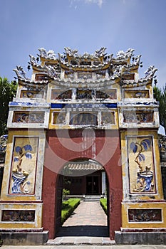 Old building in Hue in vietnam