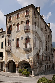 Old building in italian town