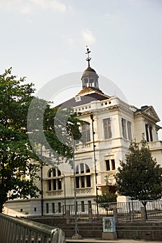 The old building, a legacy of the Dutch colonialists, is still standing strong because the Dutch architecture