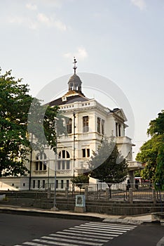 The old building, a legacy of the Dutch colonialists, is still standing strong because the Dutch architecture