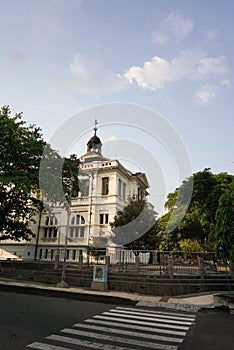 The old building, a legacy of the Dutch colonialists, is still standing strong because the Dutch architecture