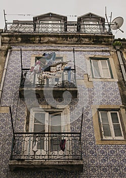 And old building, Lisbon, Portugal.