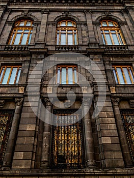 Old building located in the center of CDMX. Edificio antiguo, localizado en el centro de la Ciudad de MÃÂ©xico. photo