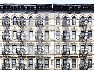 Old building in the Lower East Side of Manhattan, New York City