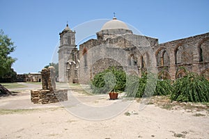 Old building Mission in San Antonio