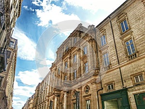 The old building of the museum of the art, Lyon old town, France