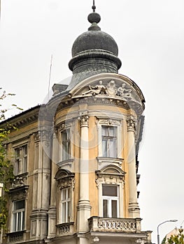 Old building in neo-baroque style in Bratislava