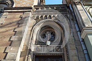 An old building in Odessa, which was used as An old building in Odessa, which was ua stock exchange and as a philharmonic society. photo