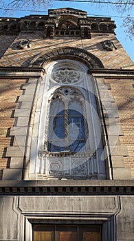 An old building in Odessa, which was used as An old building in Odessa, which was ua stock exchange and as a philharmonic society. photo