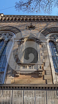 An old building in Odessa, which was used as An old building in Odessa, which was ua stock exchange and as a philharmonic society. photo