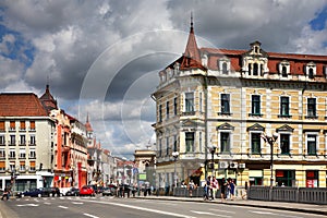 Old building in Oradea. Romania
