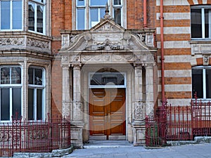 Old building with ornate terra cotta decorations