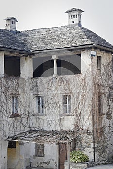 Old building in orta san giulio