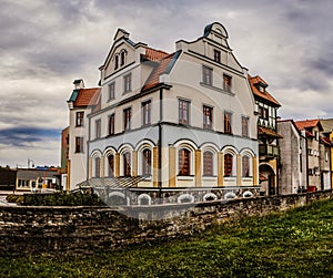 Old building in Pisz, Poland photo