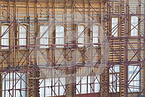 Old building restoration construction