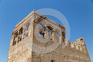 Old building ruins in Umm Al Quwain photo