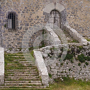 Old building and staircase