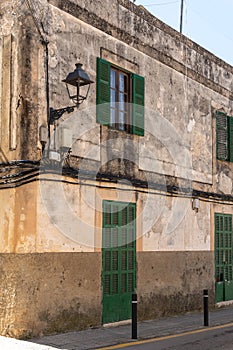 Old building in a state of deterioration