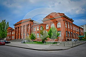 Old building of the state university in Taganrog city