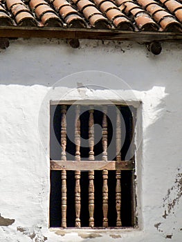 old building in Tafi del Valle. Tucuman. Argentina photo