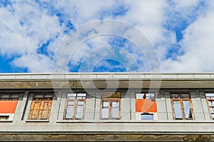 Old building under blue sky