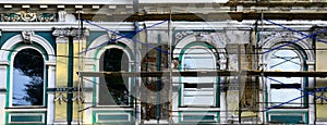 Old building under restoration