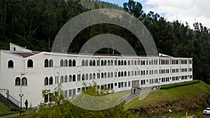 Old building in the valley of a mountain