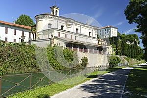 Old buildings along the Martesana cycleway at Trezzo d Adda photo