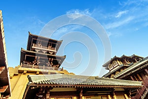 Old Buildings in the Ancient City of Qin and Han Dynasties