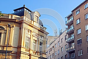 Old buildings in Bratislava, Slovakia