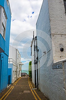 Old buildings at Broadstairs town center Kent UK