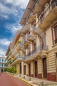 Old buildings in Casco Viejo - Panama City, Panama