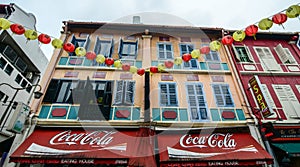 Old buildings in Chinatown, Singapore