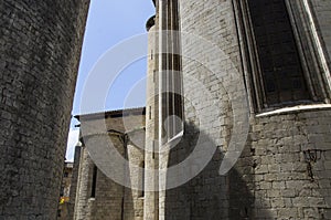 Old buildings city of Gerona