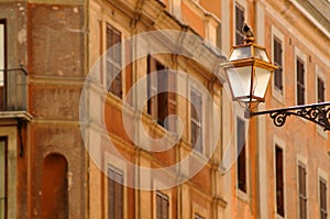 Old buildings in city of Rome