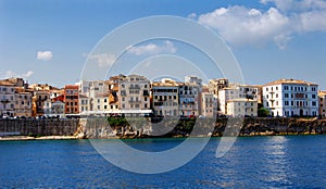 Old buildings in Corfu town