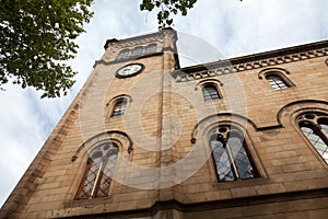 Old buildings' facades in Barcelona - Spain