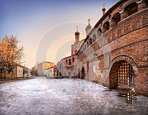 Old buildings in Krutitskoye