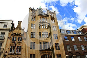 Old buildings in London