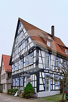 Old buildings in Nagold, Baden-Wuerttemberg