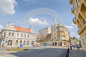 Old buildings in Oradea