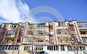 Old buildings in Pogradeci, Albania