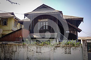 Old buildings in Pyin Oo Lwin, Myanmar