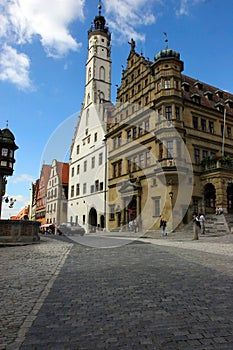 Old Buildings in Rothenburg, Germany